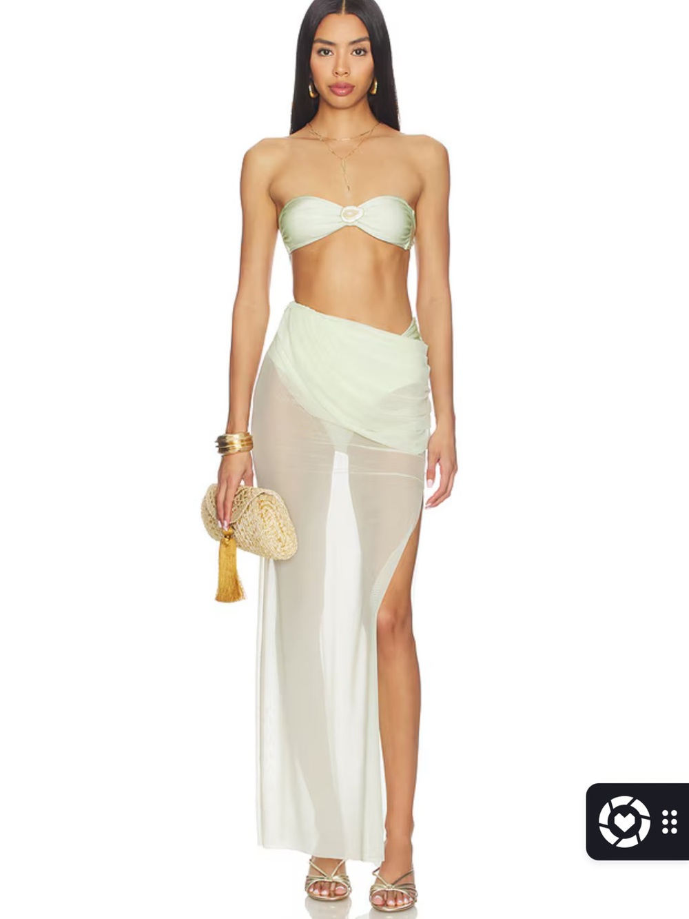 Revolve - Shani Shemer Bikini Set w/ Skirt - Picture 3 of 9